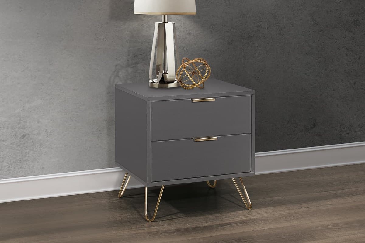 Arlo 2 Drawer Bedside Table